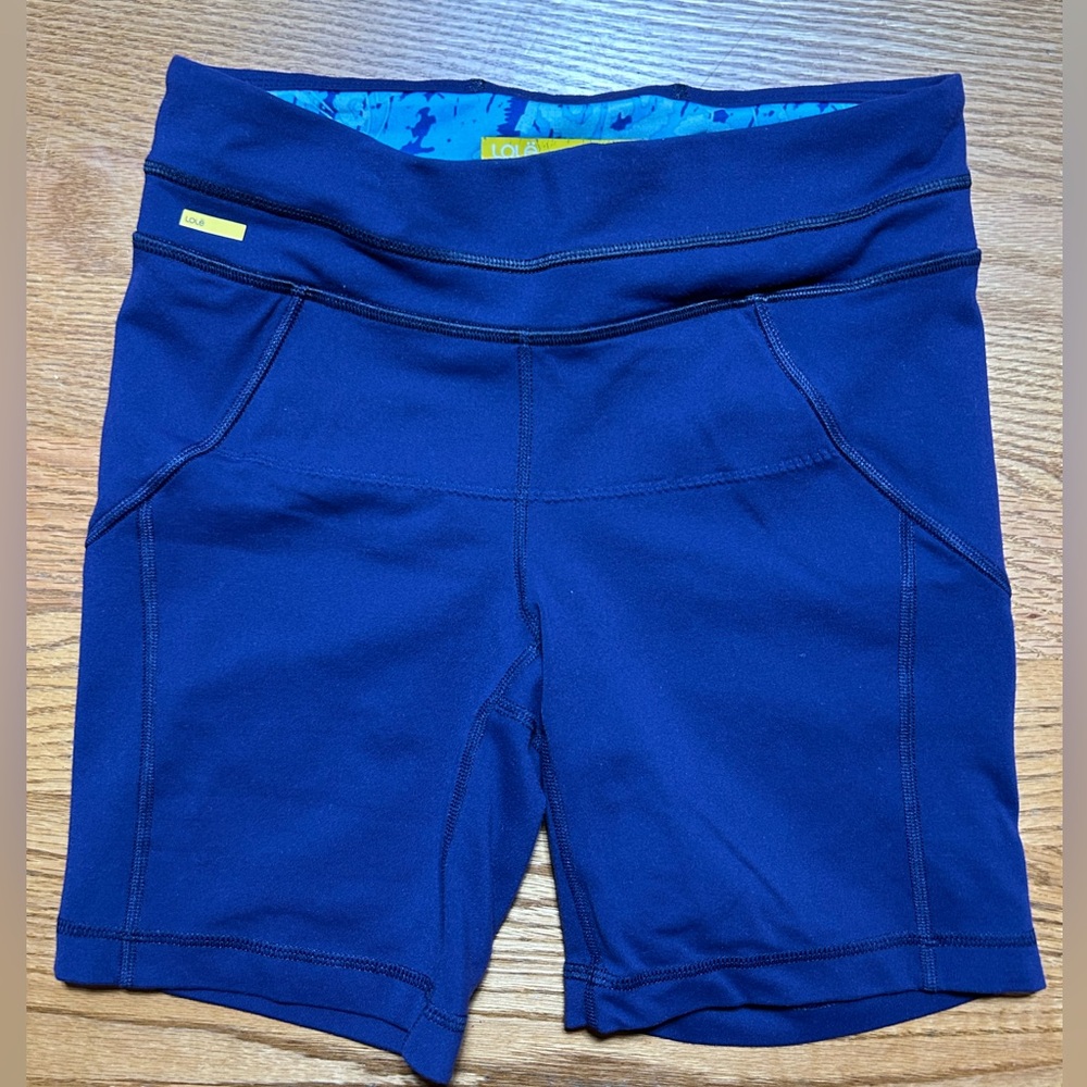 Lole Women's Blue Bike Shorts Size Small